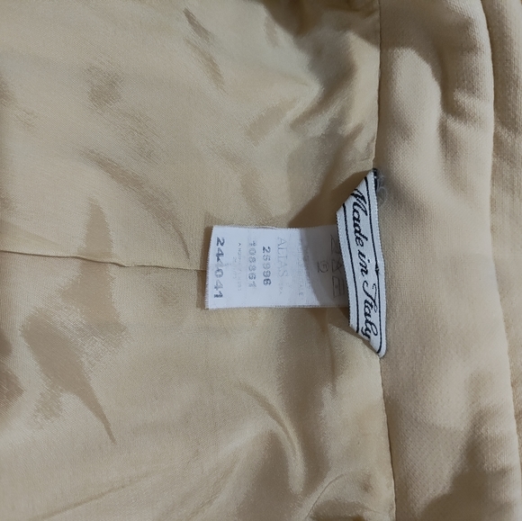 Versace Women's Beige Full Zip Wool Jacket Wrstern - Picture 7 of 12